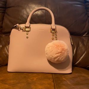 Pink Aldo bag with Pom Pom